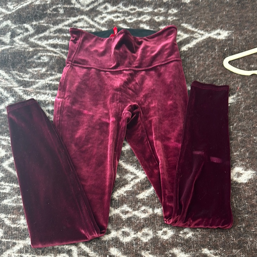 Spanx Velvet Leggings